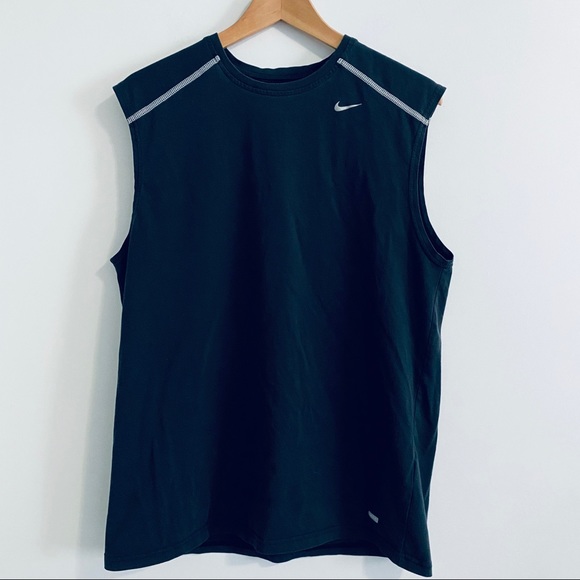 Nike Other - Nike Dry Fit Sleeveless Black Athletic Tank Top